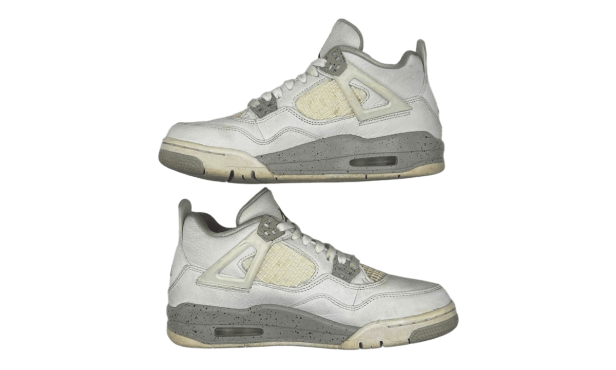 Jordan 4 Retro White Oreo (2021) (GS) (PreOwned) (No Box)
