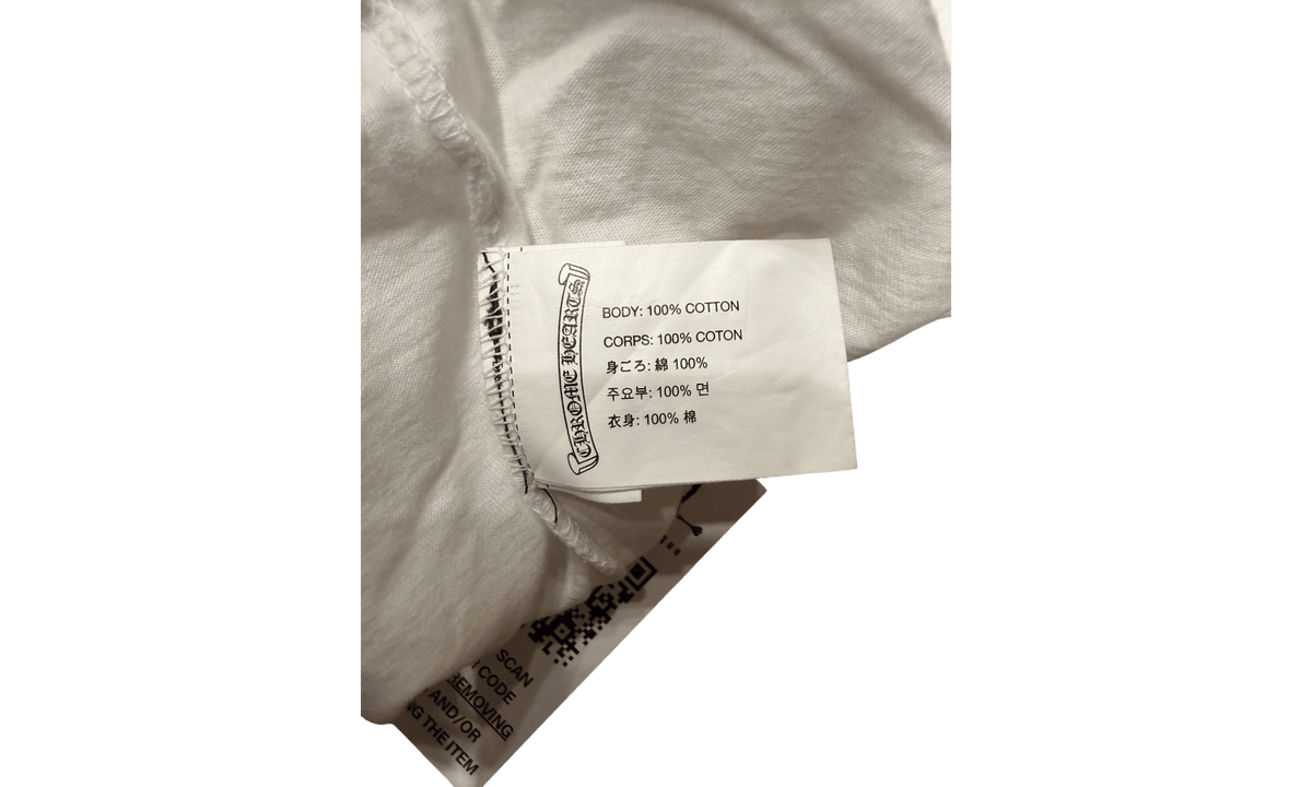 Chrome Hearts Neck Letters White T-Shirt