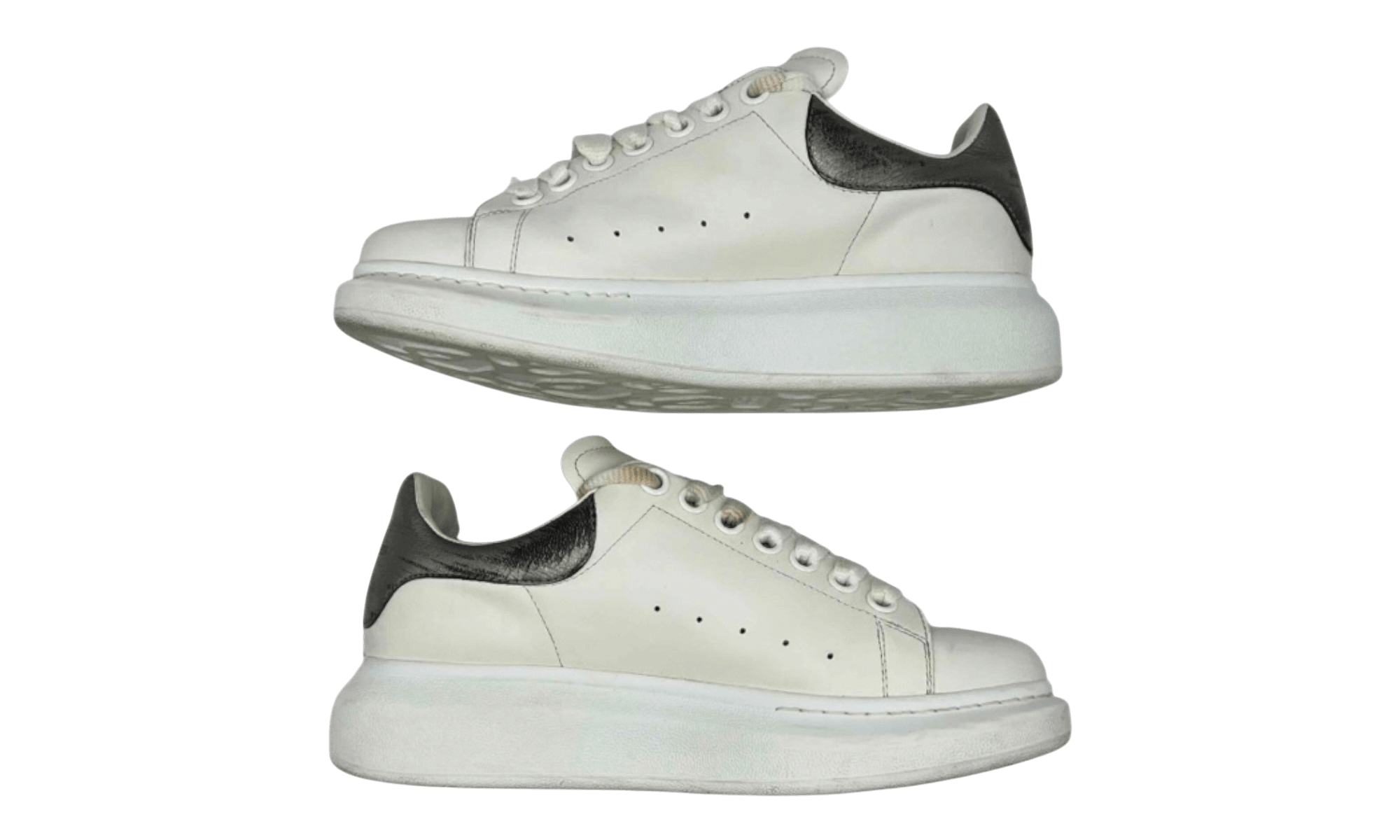 Alexander McQueen Oversized White Metallic (Preowned)