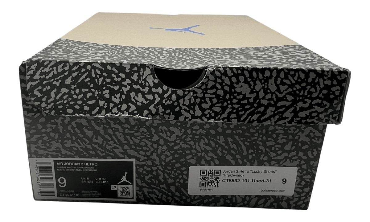 Jordan 3 Retro "Lucky Shorts" (PreOwned)