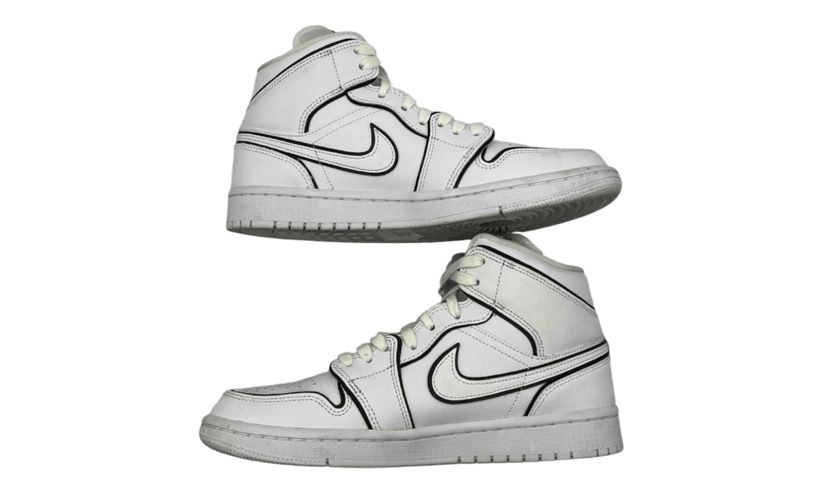 Jordan 1 Mid Iridescent Reflective White (Women's) (PreOwned)