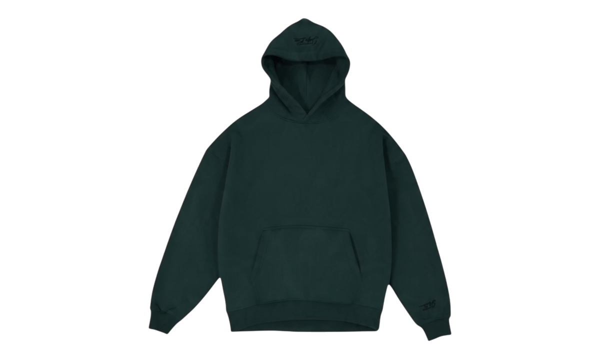 JustTheBasics Everyday Hunter Green Pullover