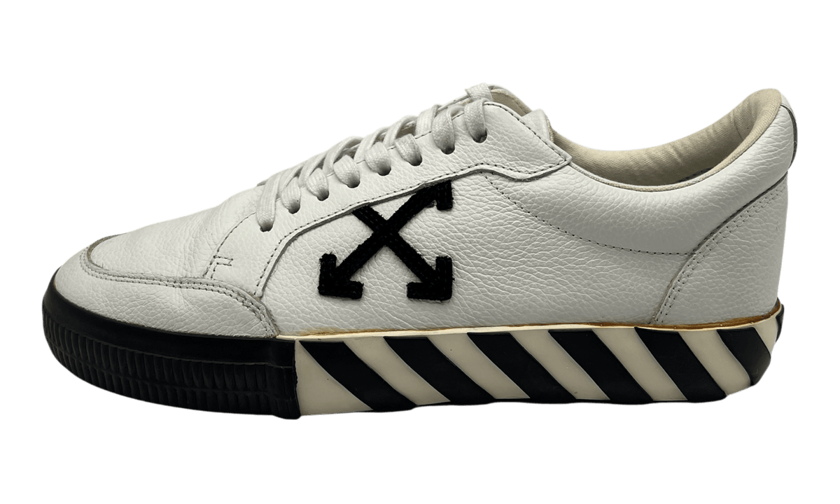 OFF-WHITE Vulc Low White Leather FW19 (PreOwned)