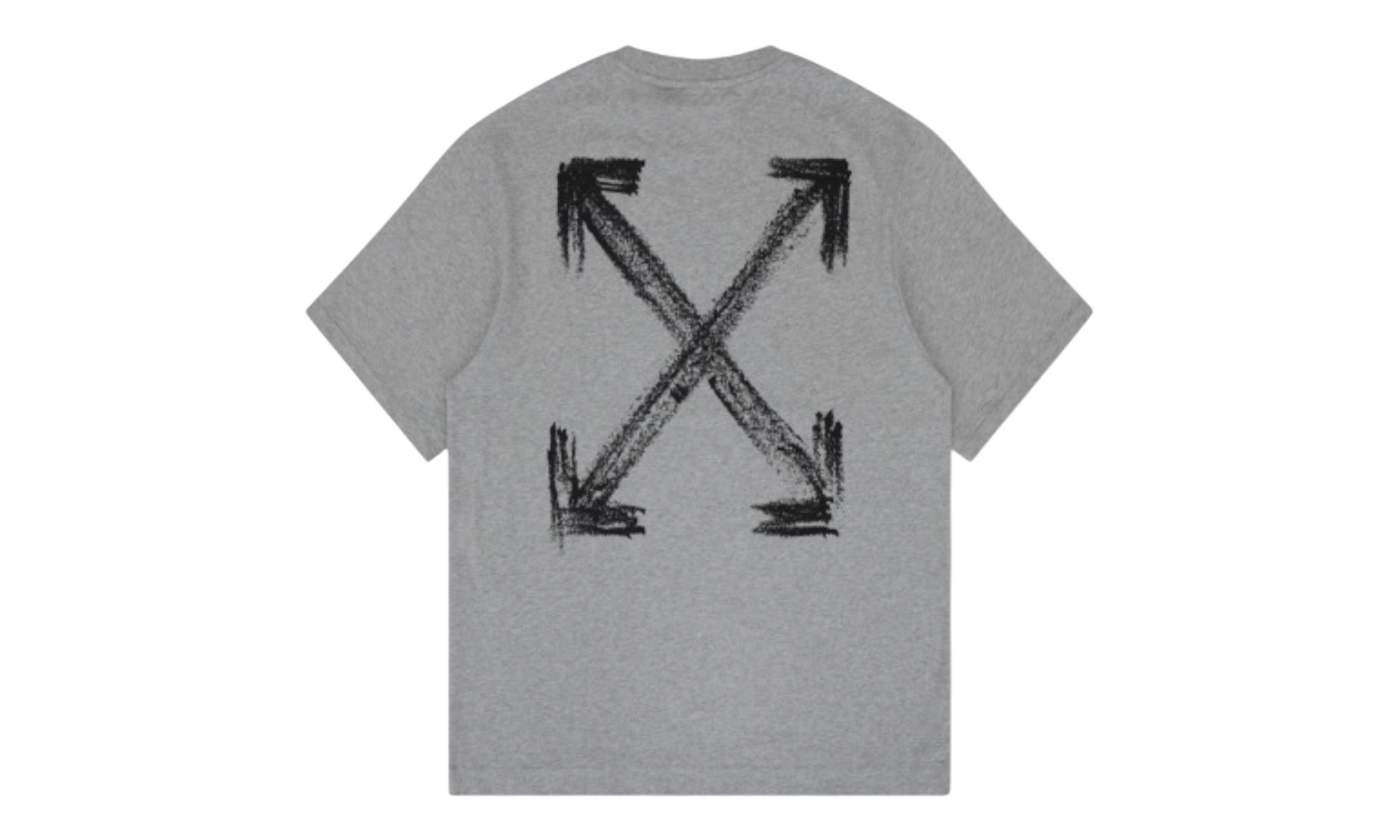 Off-White Chalk Arrow Skate Heather Grey T-Shirt