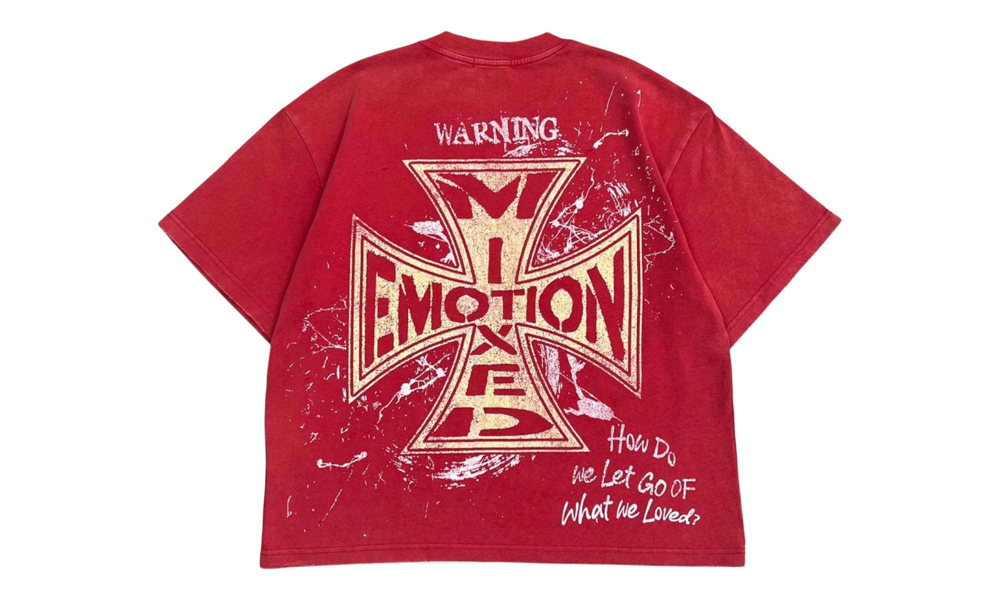 Mixed Emotions Crimson Red T-Shirt