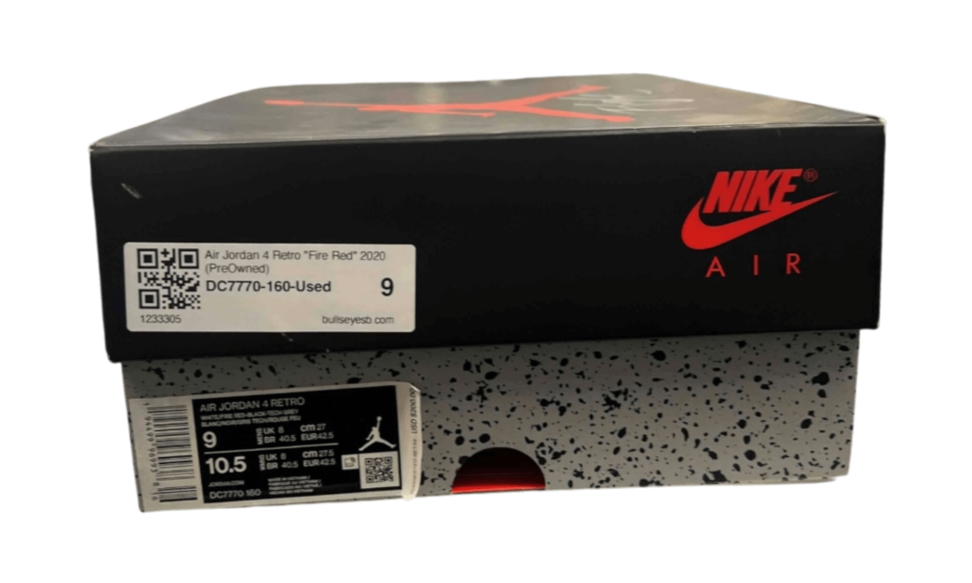 Air Jordan 4 Retro "Fire Red" 2020 (PreOwned)