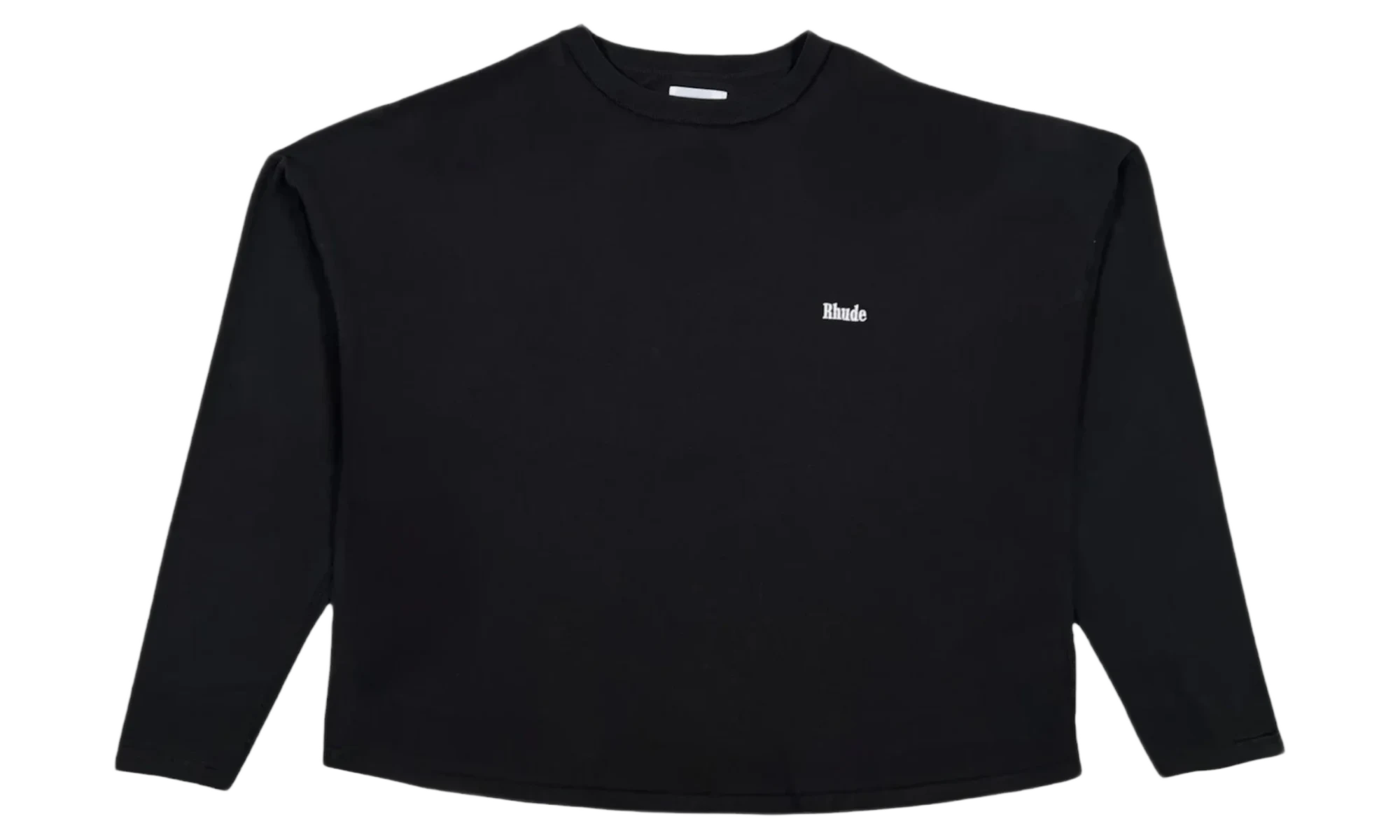 Rhude Classique Reverse L/S Tee Black