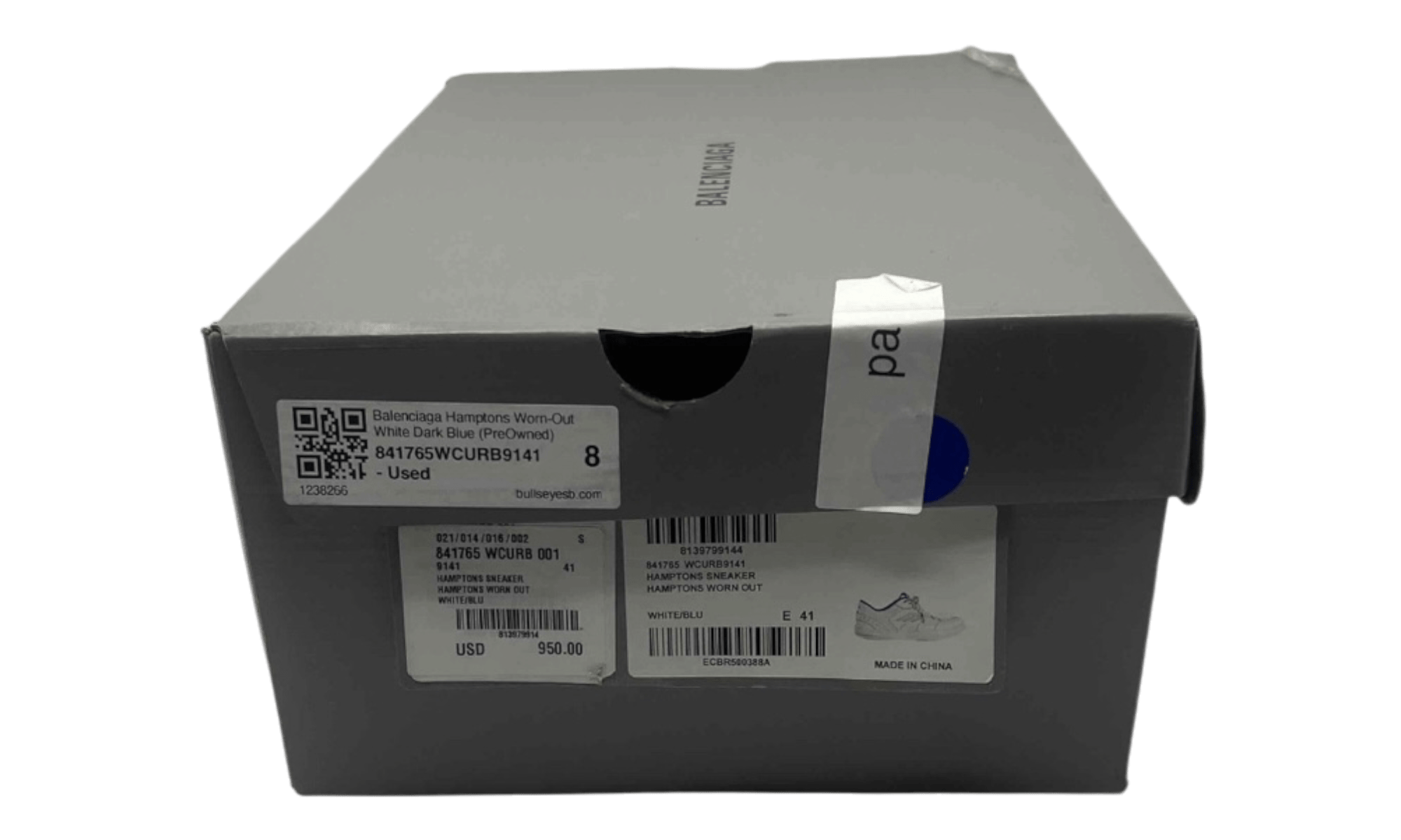 Balenciaga Hamptons Worn-Out White Dark Blue (PreOwned)