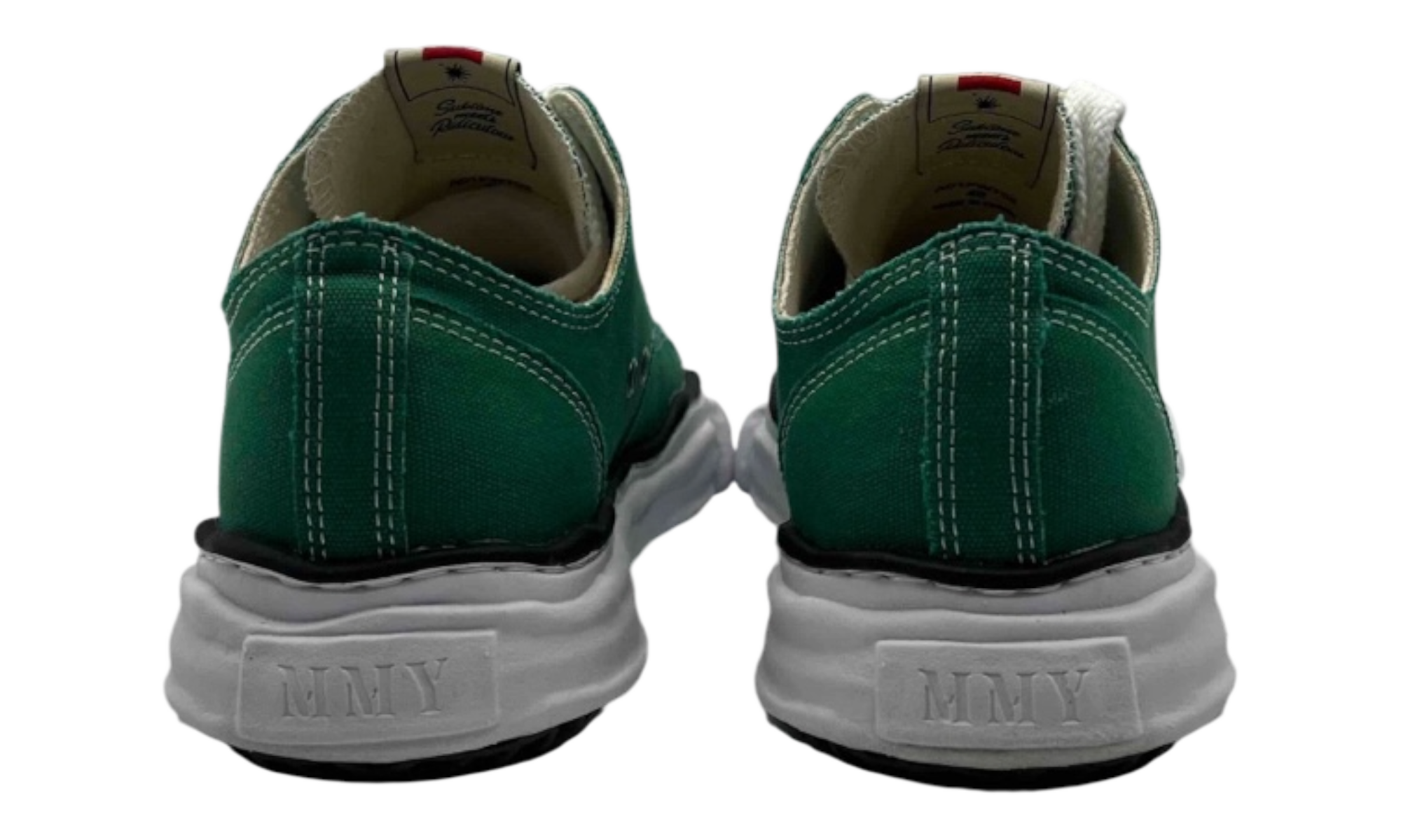 Maison Mihara Yasuhiro Peterson 23 Green Lowtop Sneakers (Preowned)