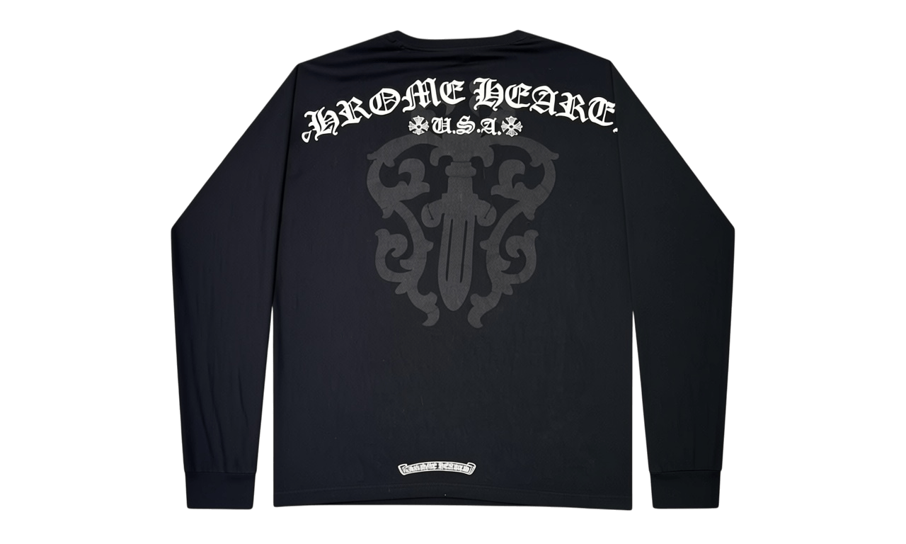Chrome Hearts USA Dagger Black Longsleeve T-Shirt (PreOwned)