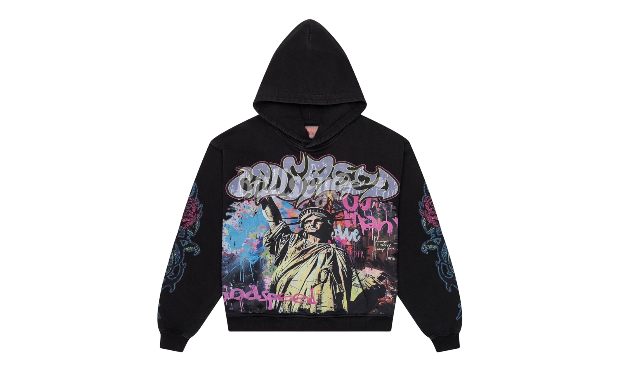 Godspeed Vandal Washed Black Hoodie