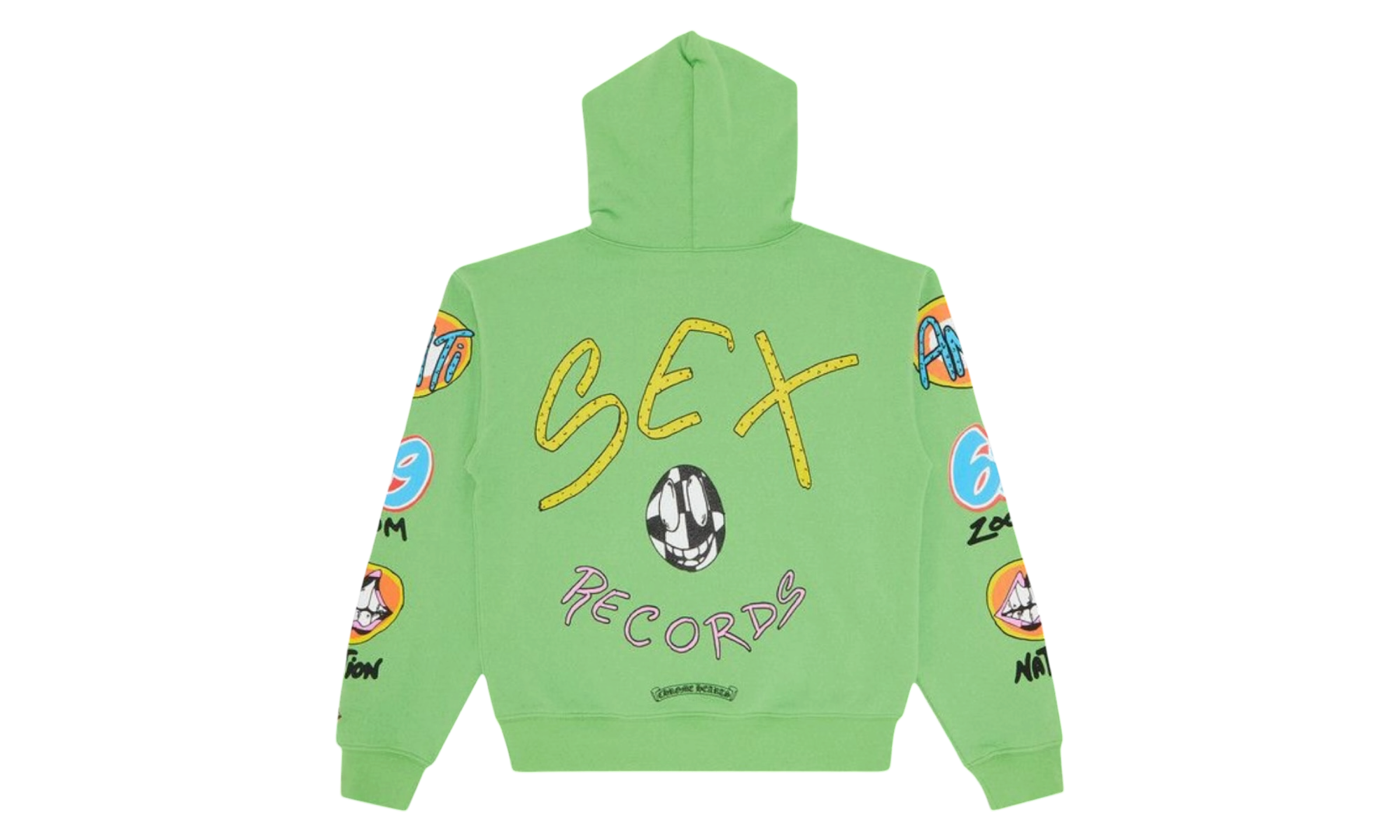 Chrome Hearts Matty Boy Sex Records Green Hoodie