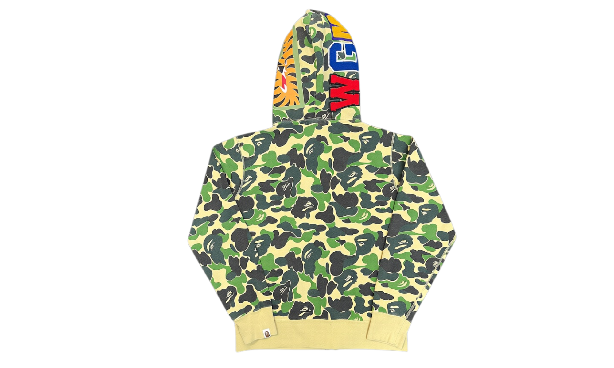 BAPE ABC Green Camo Full Zip Hoodie (PreOwned)