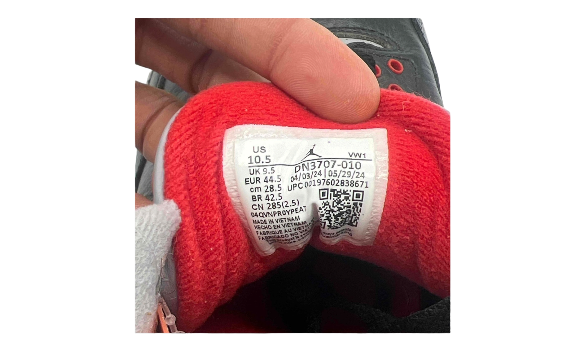 Air Jordan 3 Retro "Black Cement" (2024) (PreOwned) (Rep Box)
