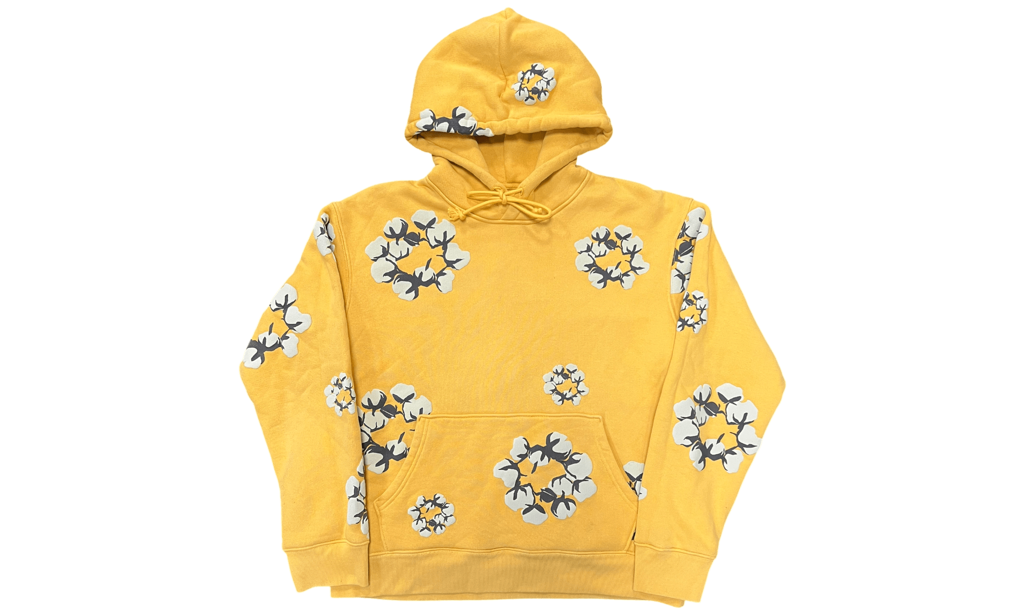 Denim Tears x CPFM Cactus Tears Wreath Hoodie Yellow (PreOwned)