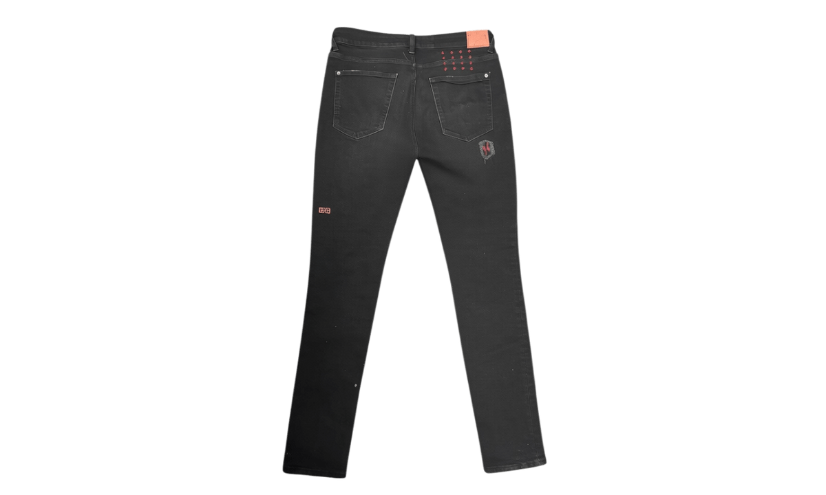 Ksubi Skinny Biker Moto Black Jeans (PreOwned)