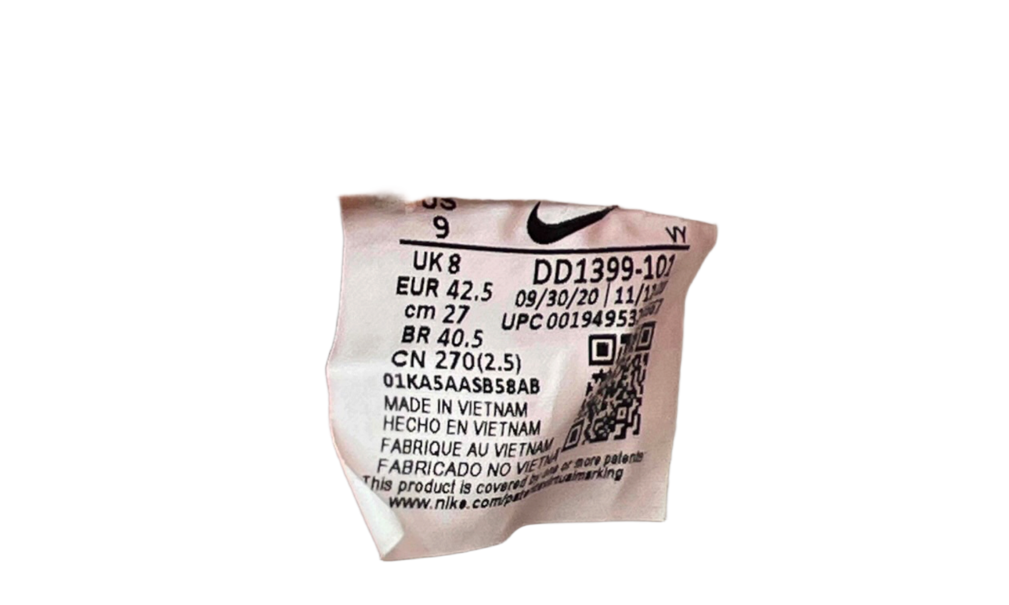 Nike Dunk High Syracuse (2021) (PreOwned) (No Insoles)