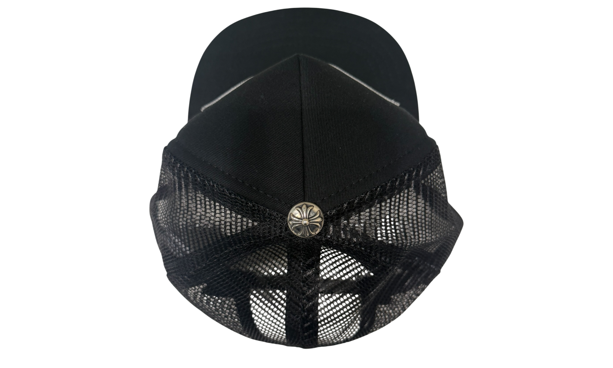 Chrome Hearts CH Hollywood Trucker Hat Black/Black