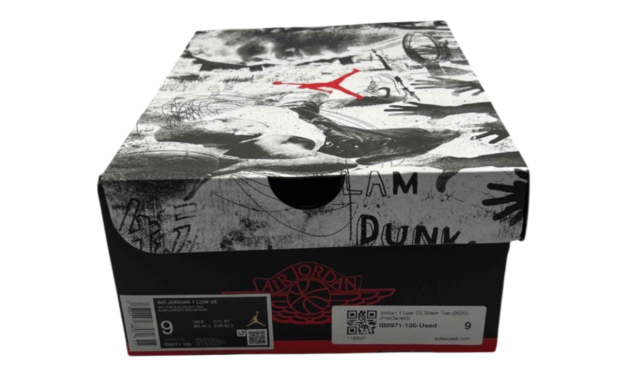 Jordan 1 Low SE Black Toe (2025) (PreOwned)