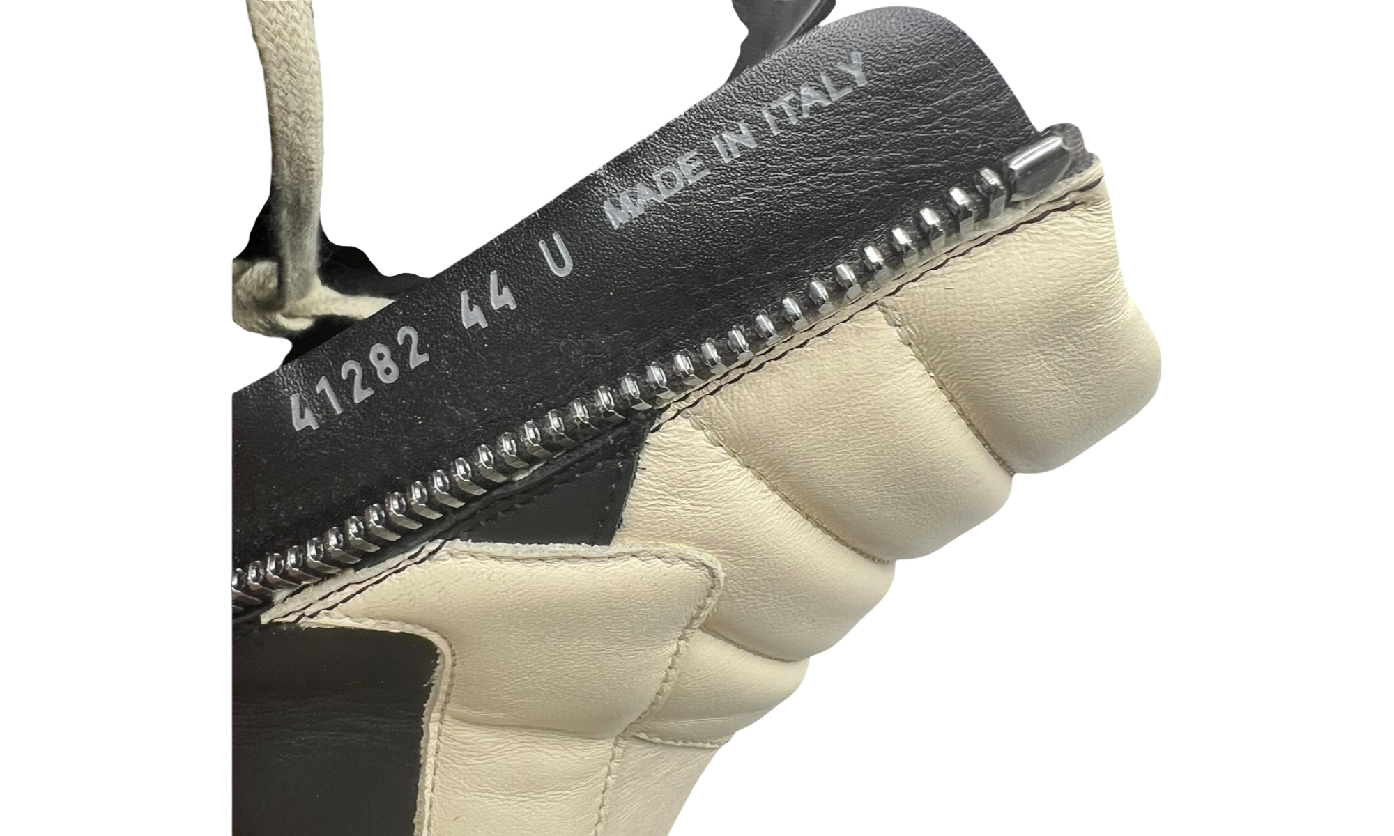 Rick Owens Black Temple Geobasket Sneakers ( Preowned )