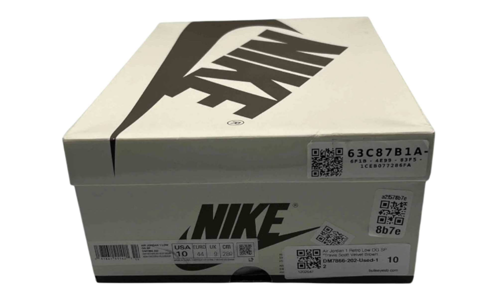 Air Jordan 1 Retro Low OG SP "Travis Scott Velvet Brown" (PreOwned)