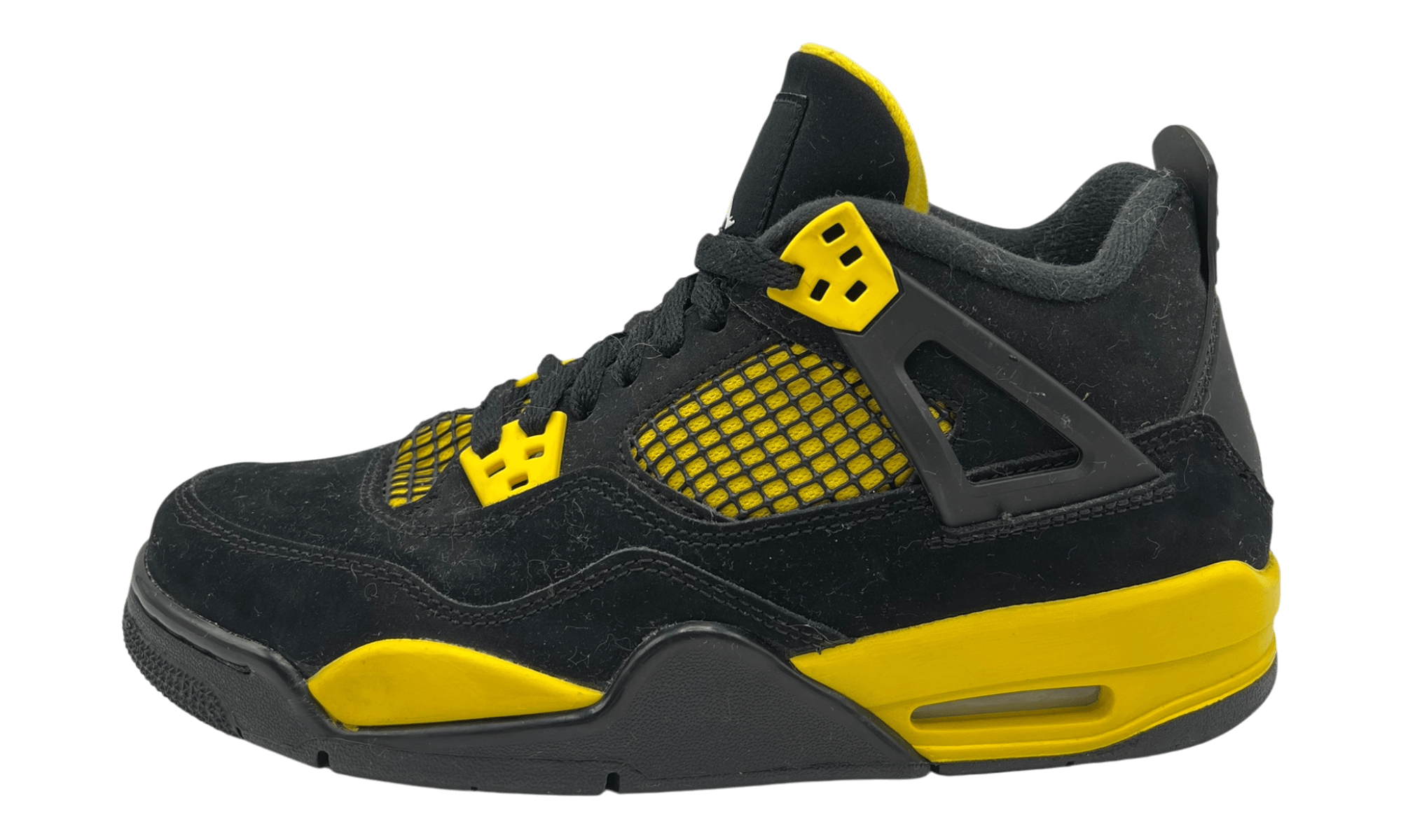 Jordan 4 Retro Thunder (2023) (GS) (PreOwned) (No Box)