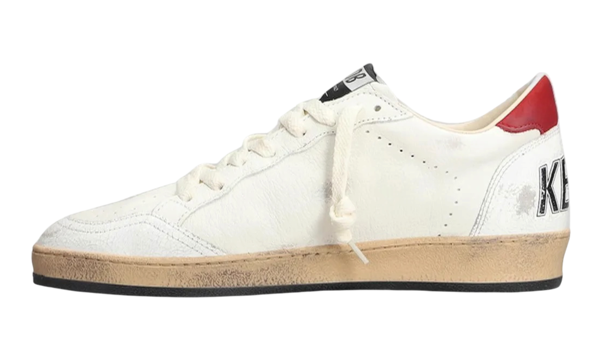 Golden Goose Men's Grey/White Ball Star Sneaker