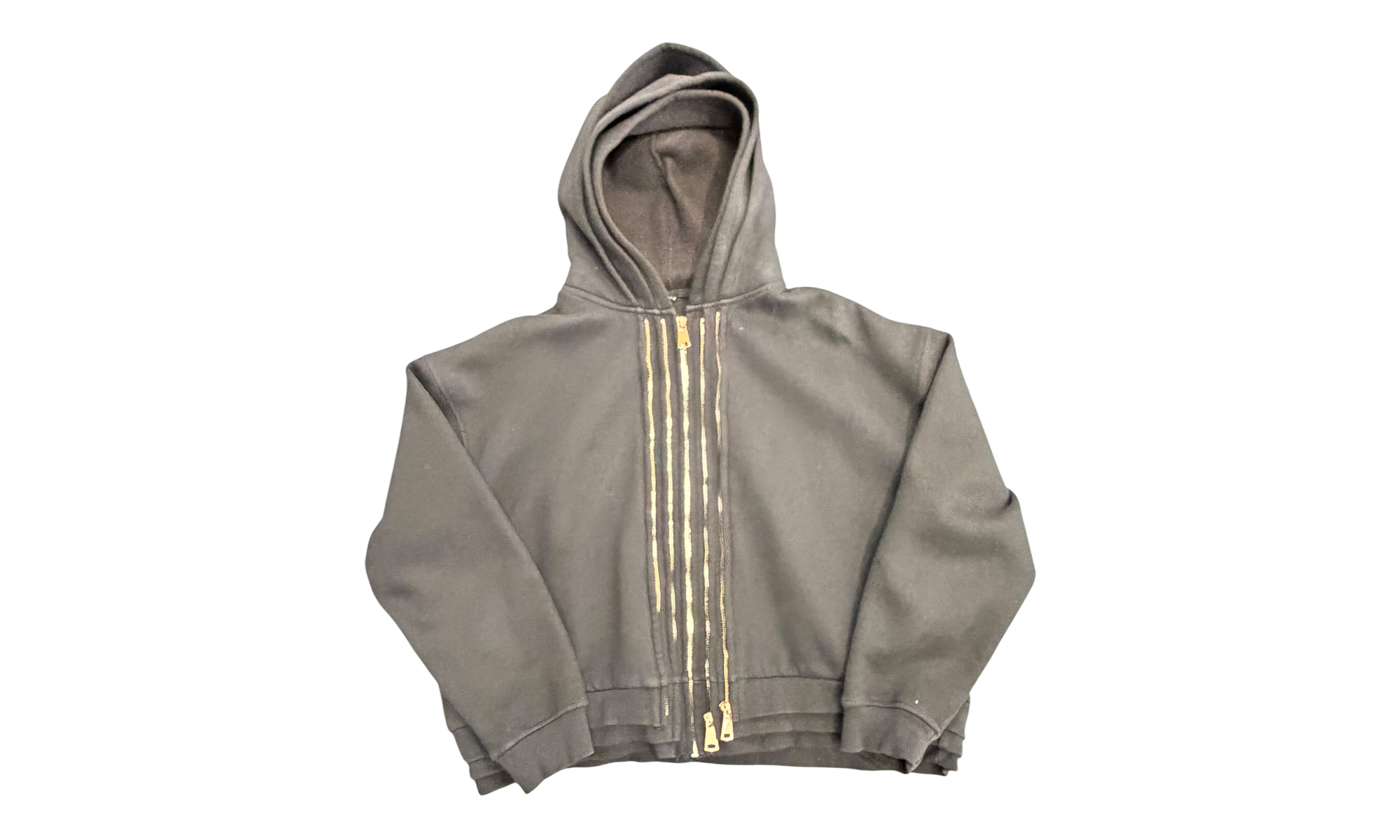 GV Gallery Rusted Black Triple Zip hoodie ( Preowned )