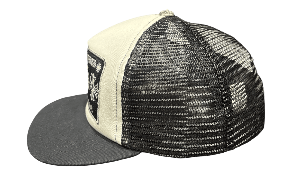 Chrome Hearts White/Black Hollywood Trucker Hat