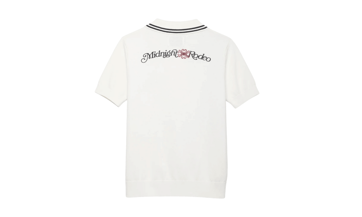 Midnight Rodeo "Signature" Sweater Polo White