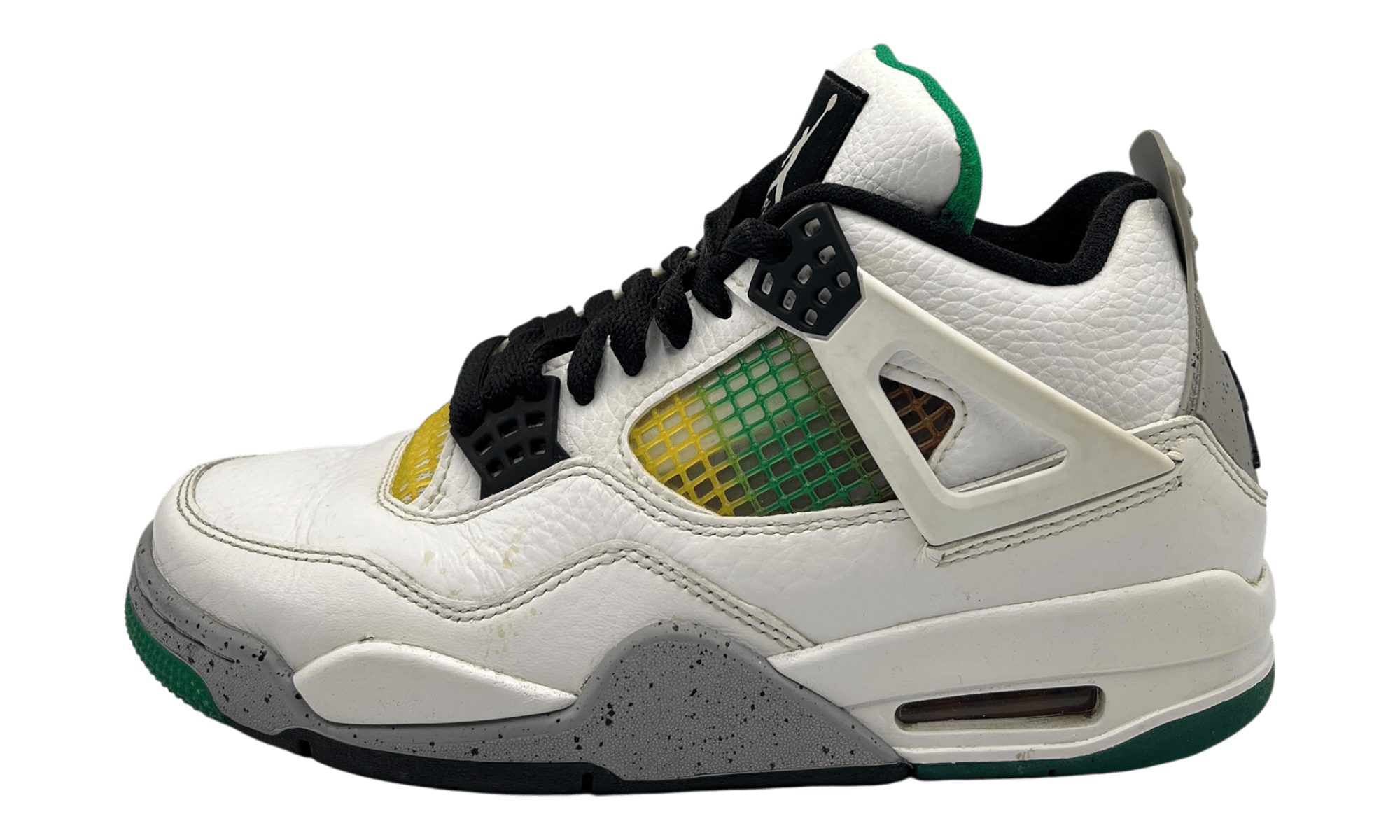 Jordan 4 Retro Lucid Green Rasta (Women's) (PreOwned)