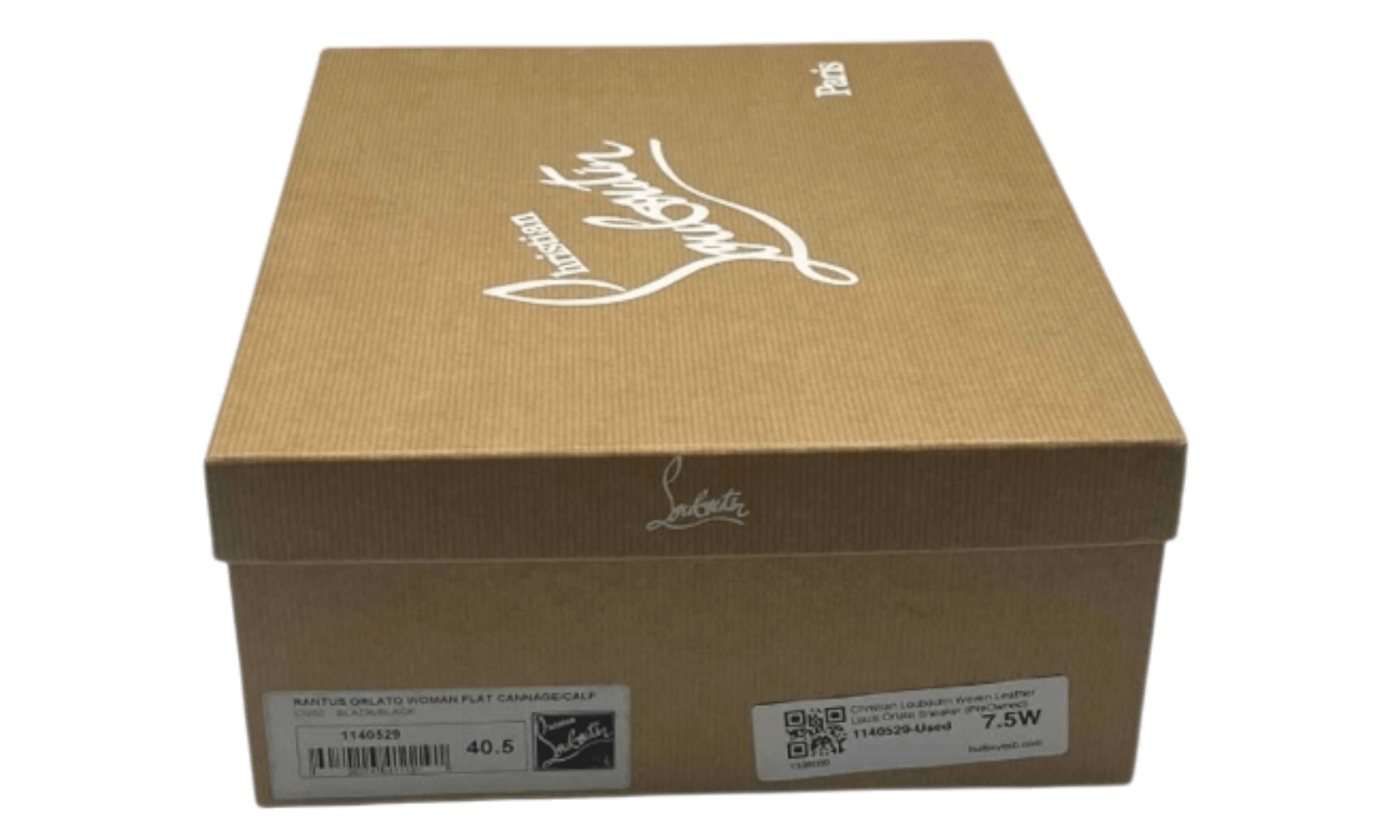 Christian Louboutin Woven Leather Louis Orlato Sneaker (PreOwned)