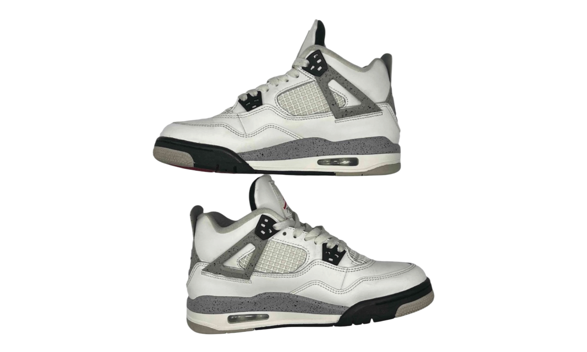Air Jordan 4 Retro OG "White Cement" GS (2025) (PreOwned) (No Box)