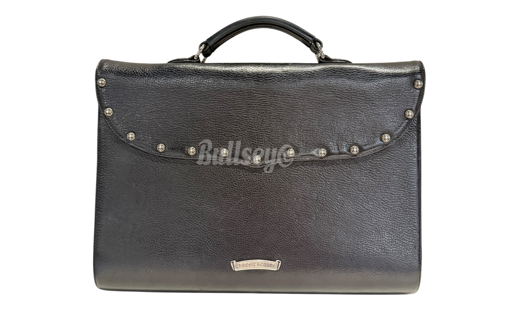 Chrome Hearts Gunslinger Briefcase Black Leather (PreOwned)