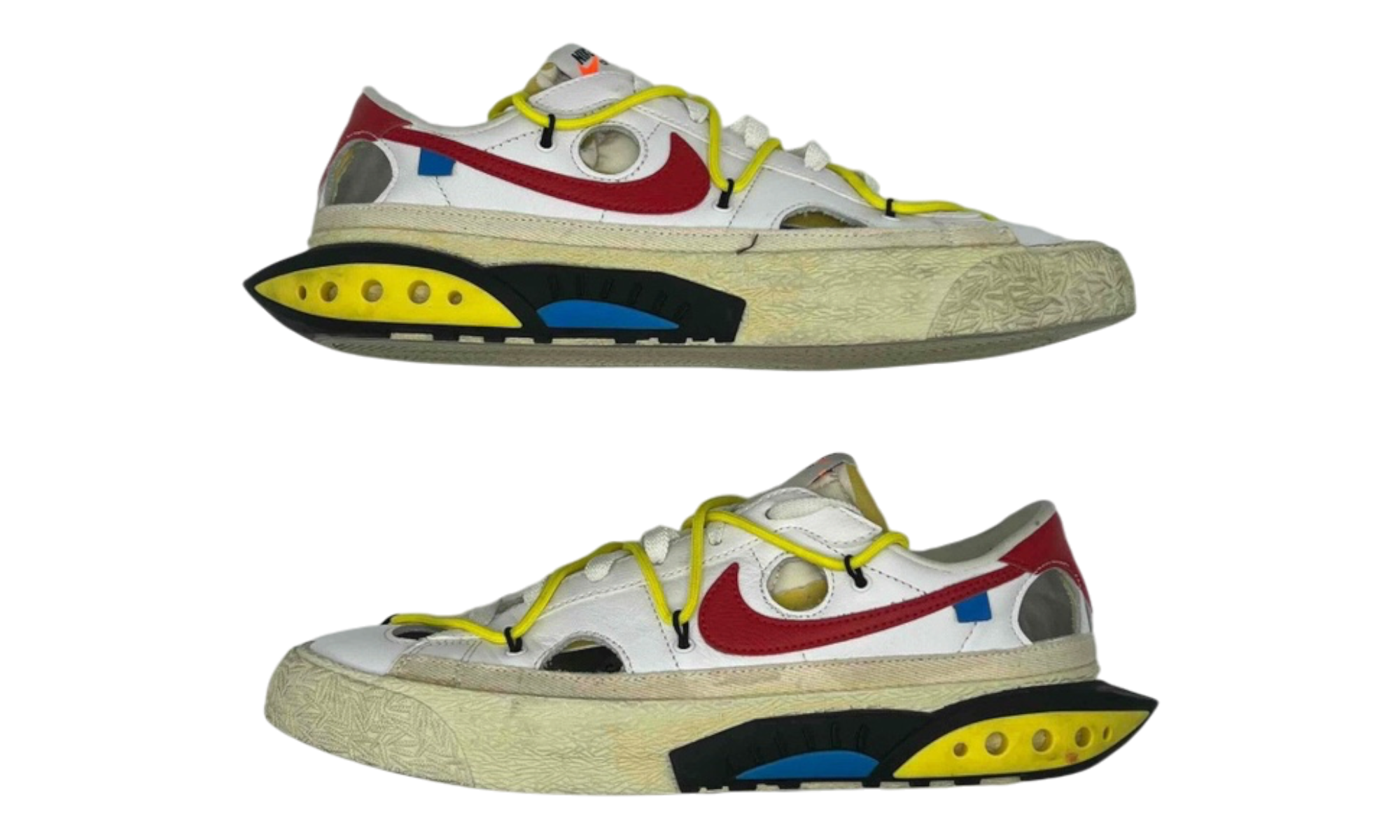 Nike Blazer Low Off-White University Red (PreOwned)