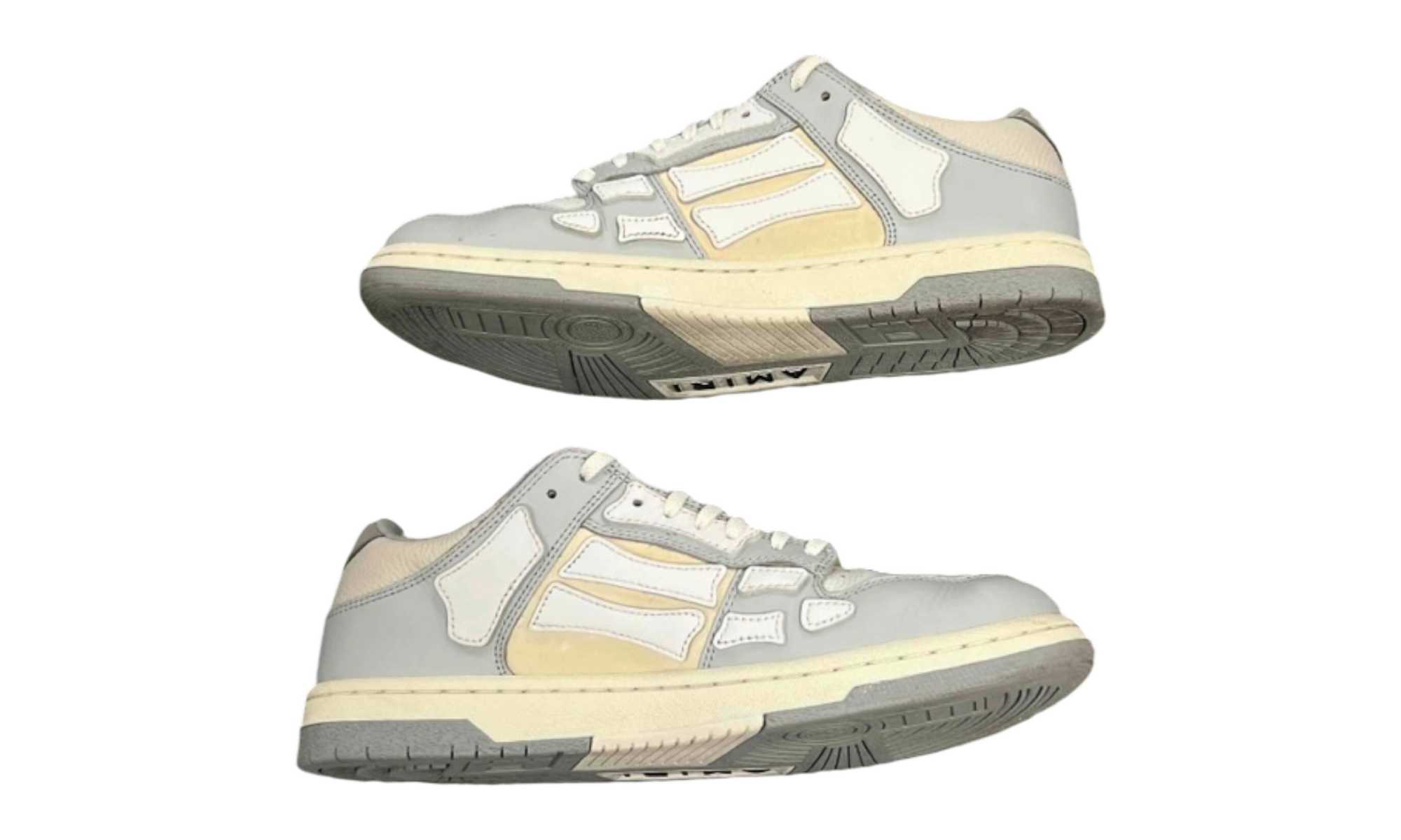 AMIRI Skel Low Top Low Grey ( Preowned )