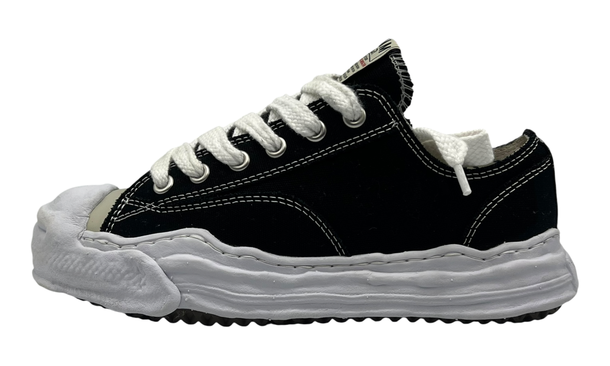 Maison Mihara Yasuhiro Hank OG Sole Canvas Low Black (PreOwned)