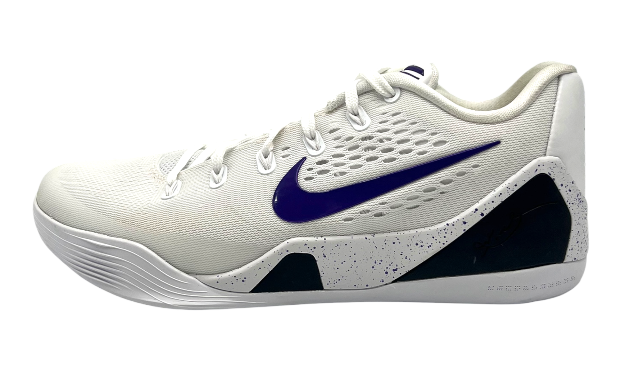 Nike Kobe 9 Elite Low EM Protro White Court Purple (No Box)