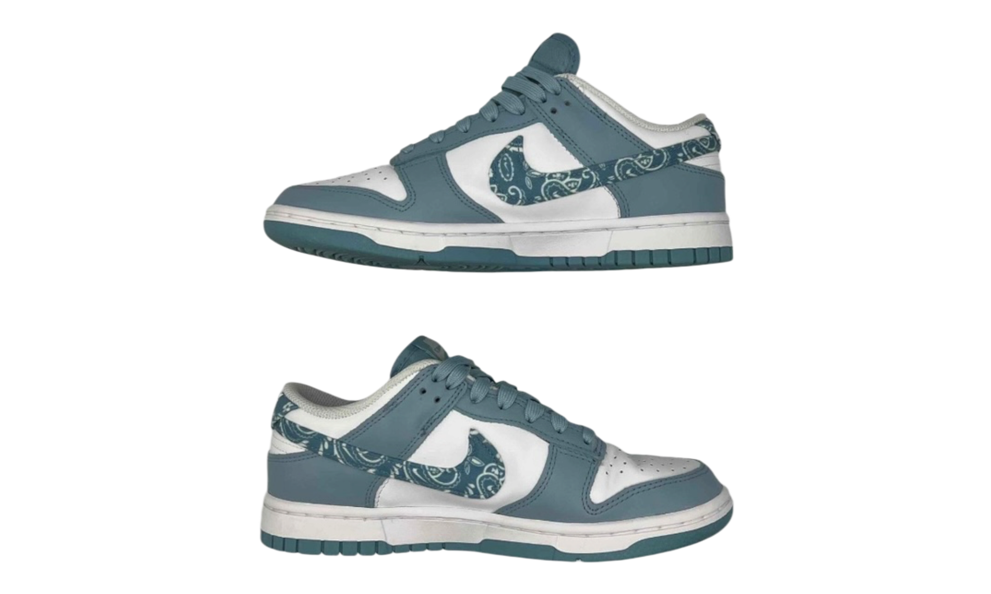 Nike Dunk Low Essential Paisley Pack Worn Blue (Women's) (PreOwned)