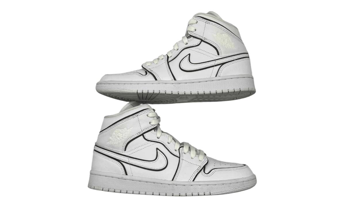 Jordan 1 Mid Iridescent Reflective White (Women's) (PreOwned)