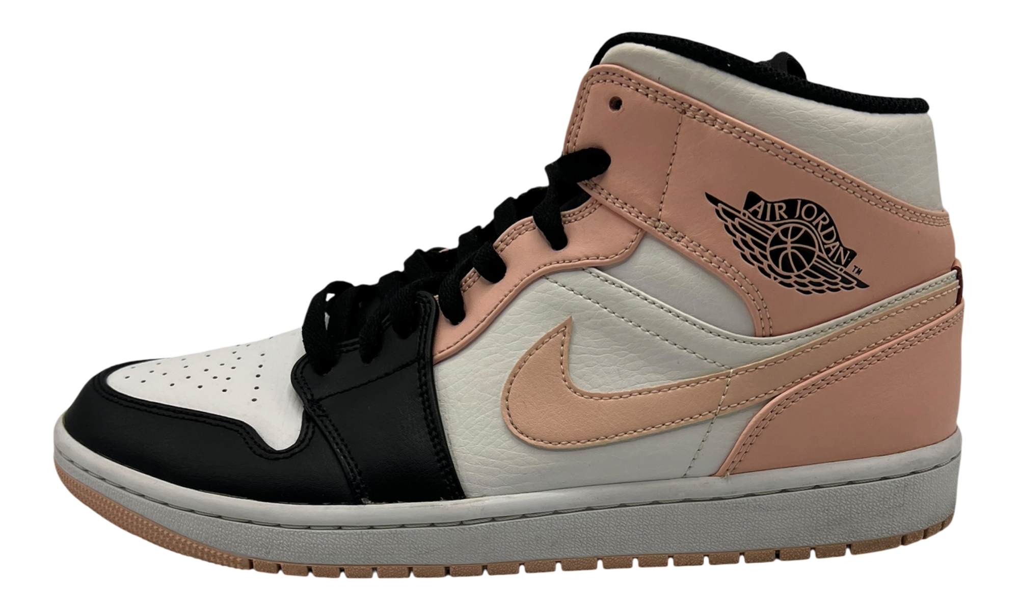 Jordan 1 Mid Arctic Orange Black Toe (PreOwned) (No Box)
