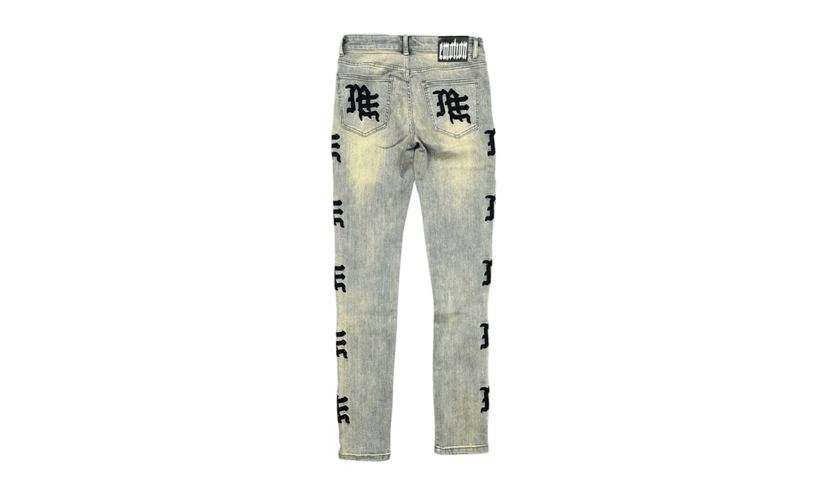 Mixed Emotion "Desert" Monogram Denim