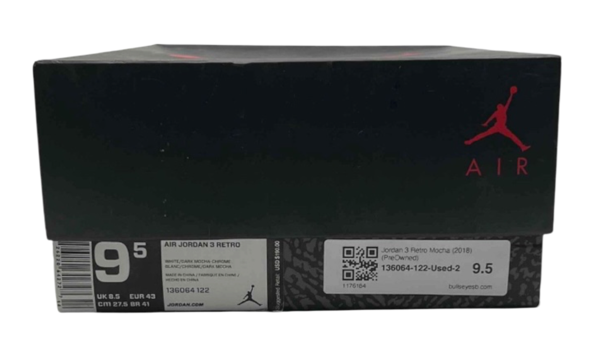 Jordan 3 Retro Mocha (2018) (PreOwned)