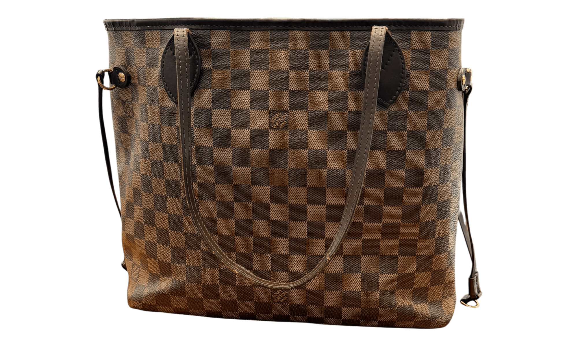 Louis Vuttion Neverfull MM Damier Brown Tote Bag (PreOwned)