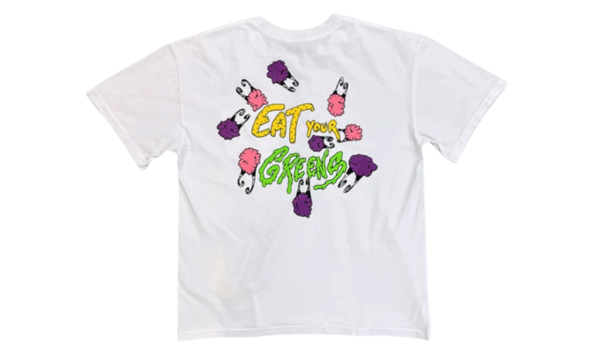 Matty Boy Anti Promo Eat Your Greens White T-Shirt