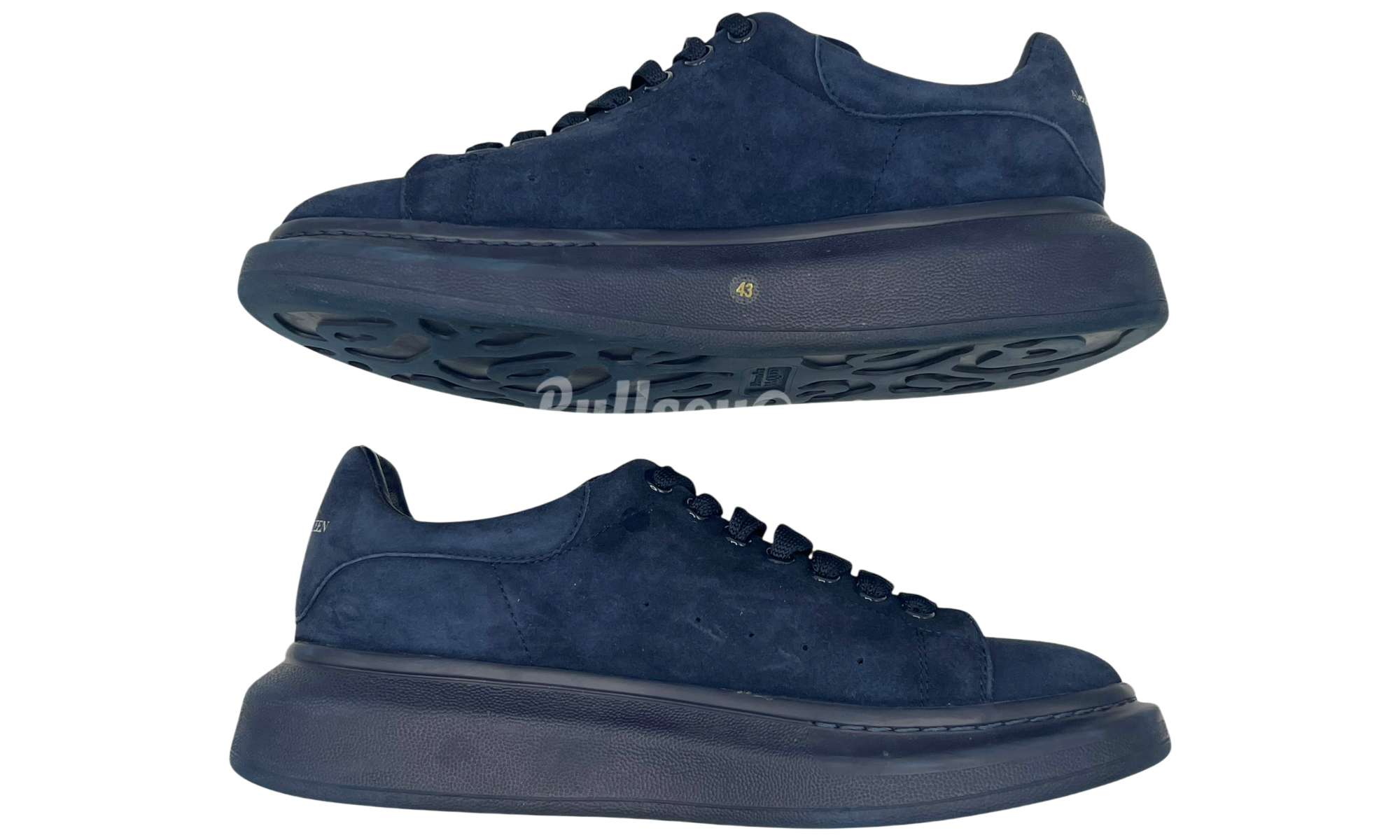 Alexander Mcqueen "Blue Suede" Oversized Sneaker (PreOwned)