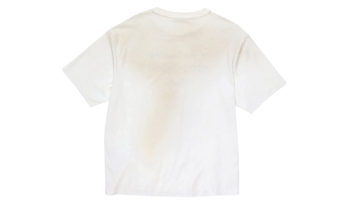 Acne Studios Sprayed Dusty White Logo T-Shirt
