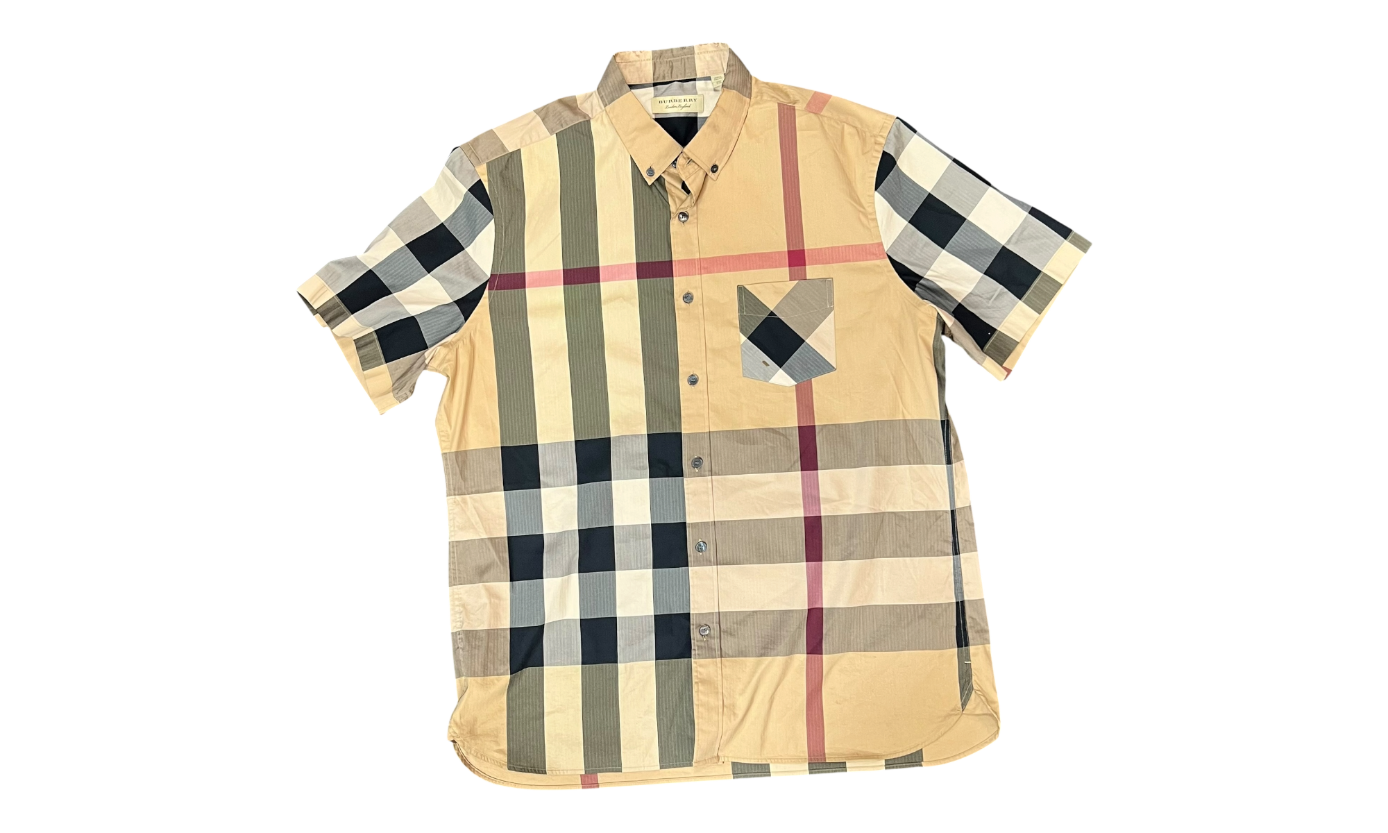Burberry Fit Check Cotton Shirt (PreOwned)