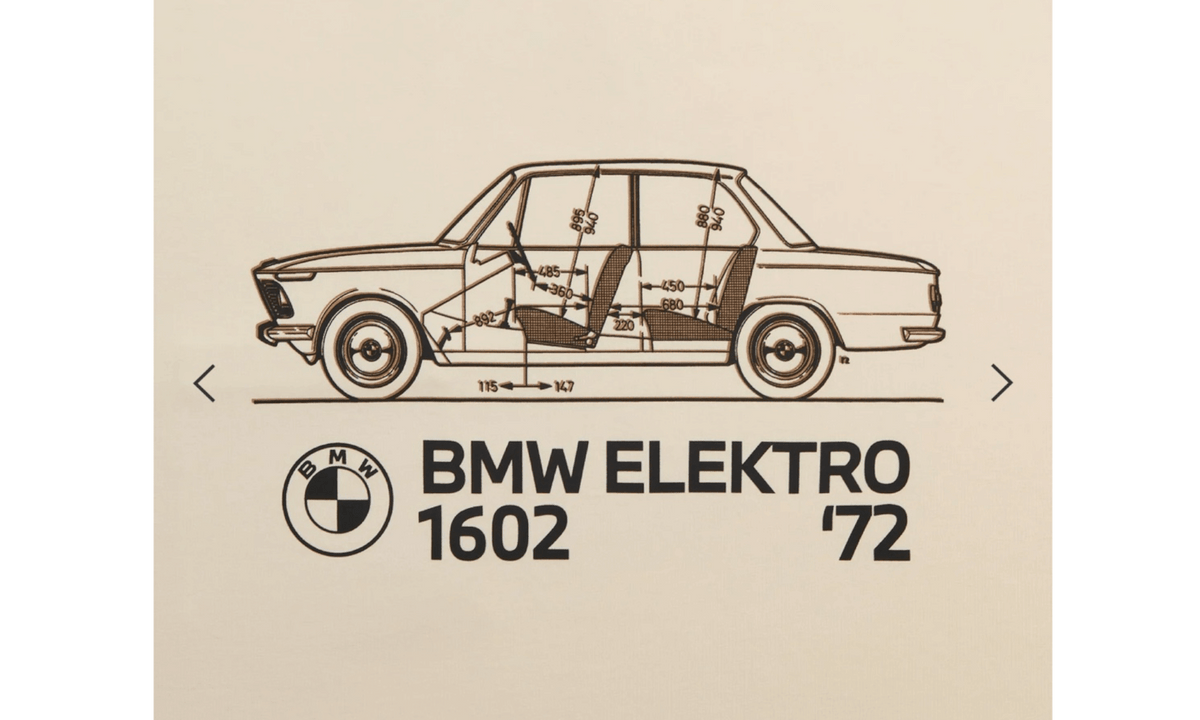 Kith for BMW 1602 Schematic Pocket Sandrift T-Shirt