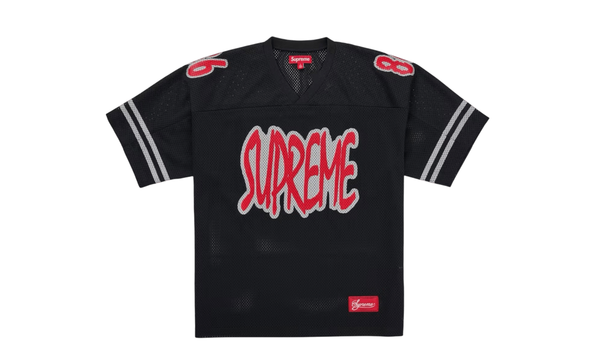 Supreme Reflective Football Jersey Black